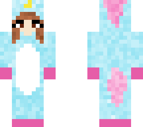 unicorn onesie blue