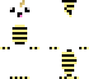 yellow and black derpy unicorn