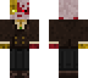 yellow-metal cyborg demon