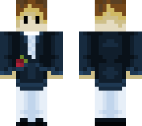 a person with a suit