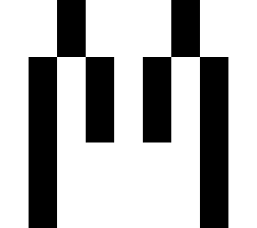 black and white