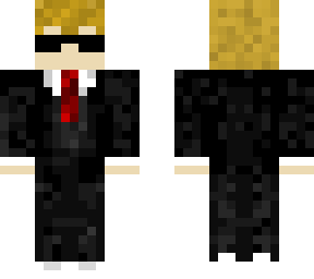 blonde suit with sunglass
