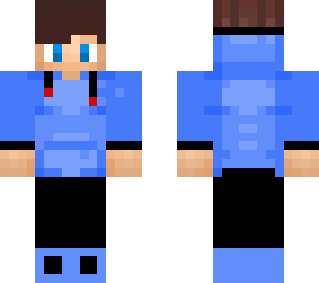 blue and black jeans boy