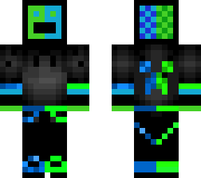 blue and green fusion