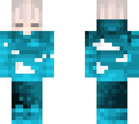 blue cloud skin