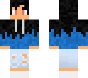 blue flaming boy