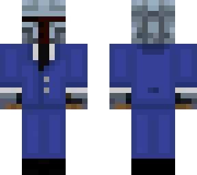 blue suit mando