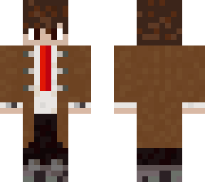 boy with trench coat