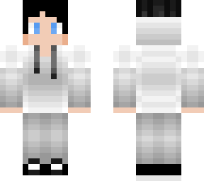 Boy with white hoodie | Minecraft Skin