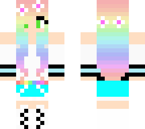 cute girl and rainbow hair (lili(