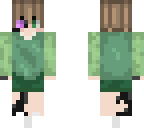 enderman with vitiligo