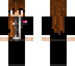 girl in tuxedo with spiderman suit underneath