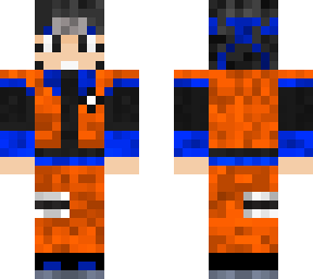 goku wearing a ninja leaf head band