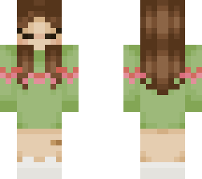 green and pink <3