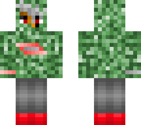 green hoodie