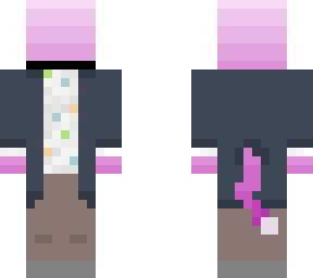 idk with a tail in a jacket but black