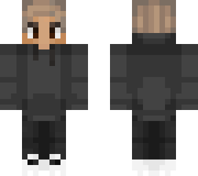 minecraft boy skin (black-gray)