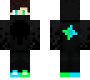 neon skull man