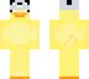 panda with duck hat