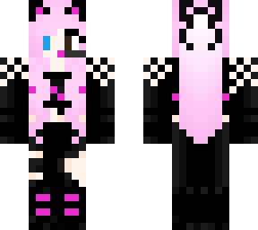 pink and black gamer girl