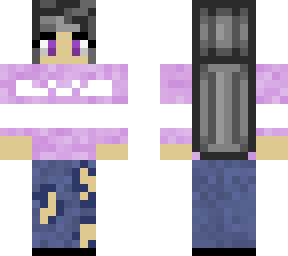 purple girl