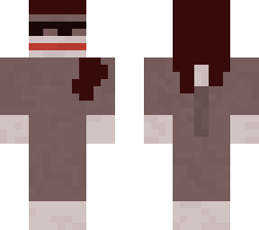 sock monkey girl