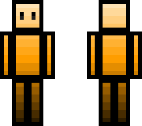 toony pixel person (gold version, slim jim edition)