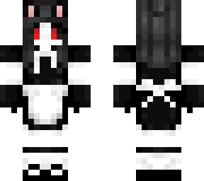 a ghost girl but in a maid outfit