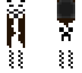 b&w checker jacket hacker girl