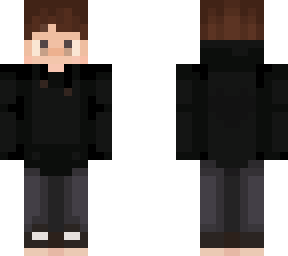 black hoodie boy