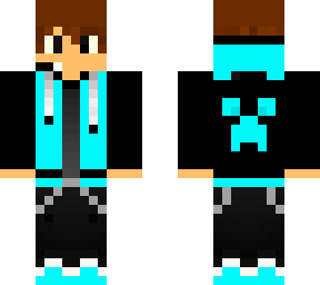blue hoddie boy - special effect - 2