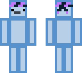 blue man