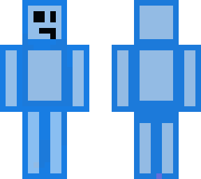blue man