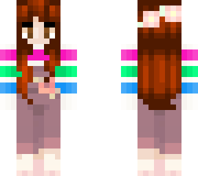 cute overall girl