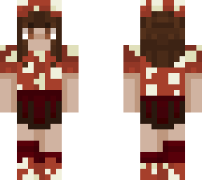 dark cotagecore mushroom short hair