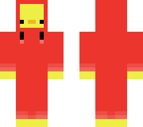 ducky (with red hoodie as second layer)