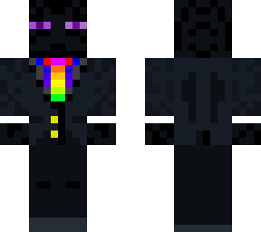 enderman in a suit and tie
