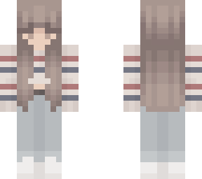 girl with striped top