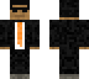 man with orange suit
