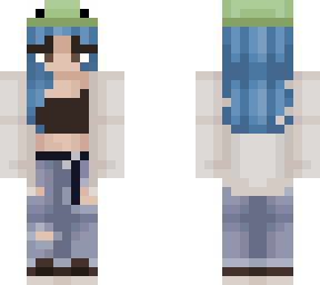 my skin + frog hat