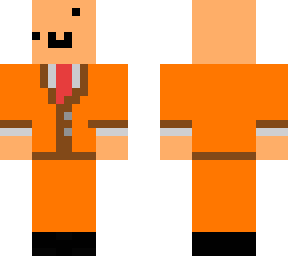 orange guy with a tuxedo