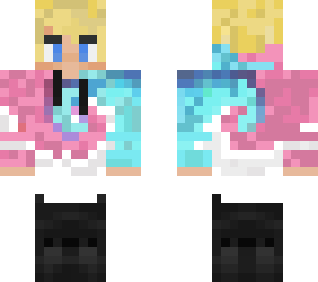 pink & blue tie dye blonde boy