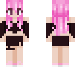 pink hair unshaded