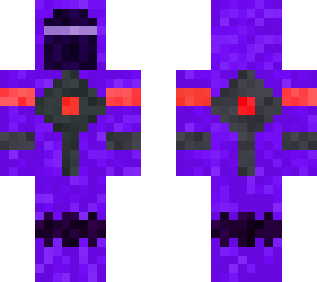purple character hooded