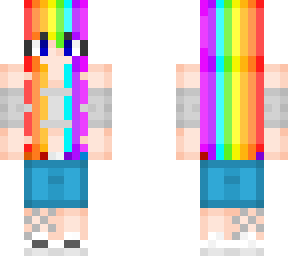 rainbow hair