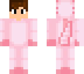 traje de ajolote rosa