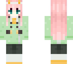 zero two green tux