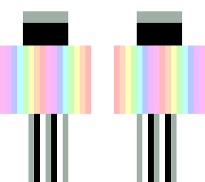 ~rainbow~ (with white, black, and gray.)