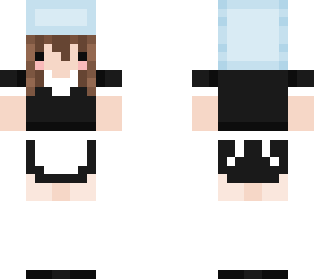 a humble maid with a blue beenie