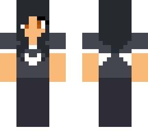 aphmau heart ringer shirt black